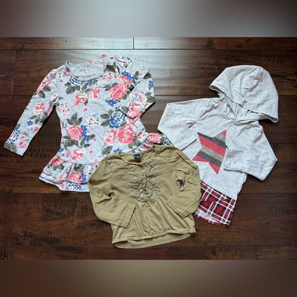 Toddler Girls Long Sleeves Shirts 2T